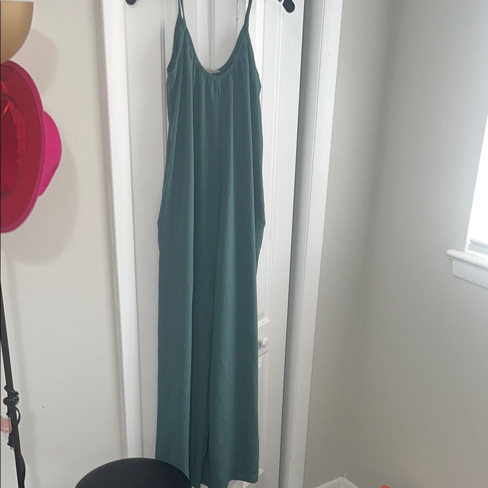 Elegant Teal Jumpsuit